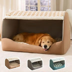 Cozy Pet House.Foldable Warm Kennel Dog/Cat Bed