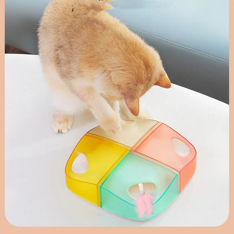 Motion-Activated Rechargeable Feather Cat Toy – 13 Options
