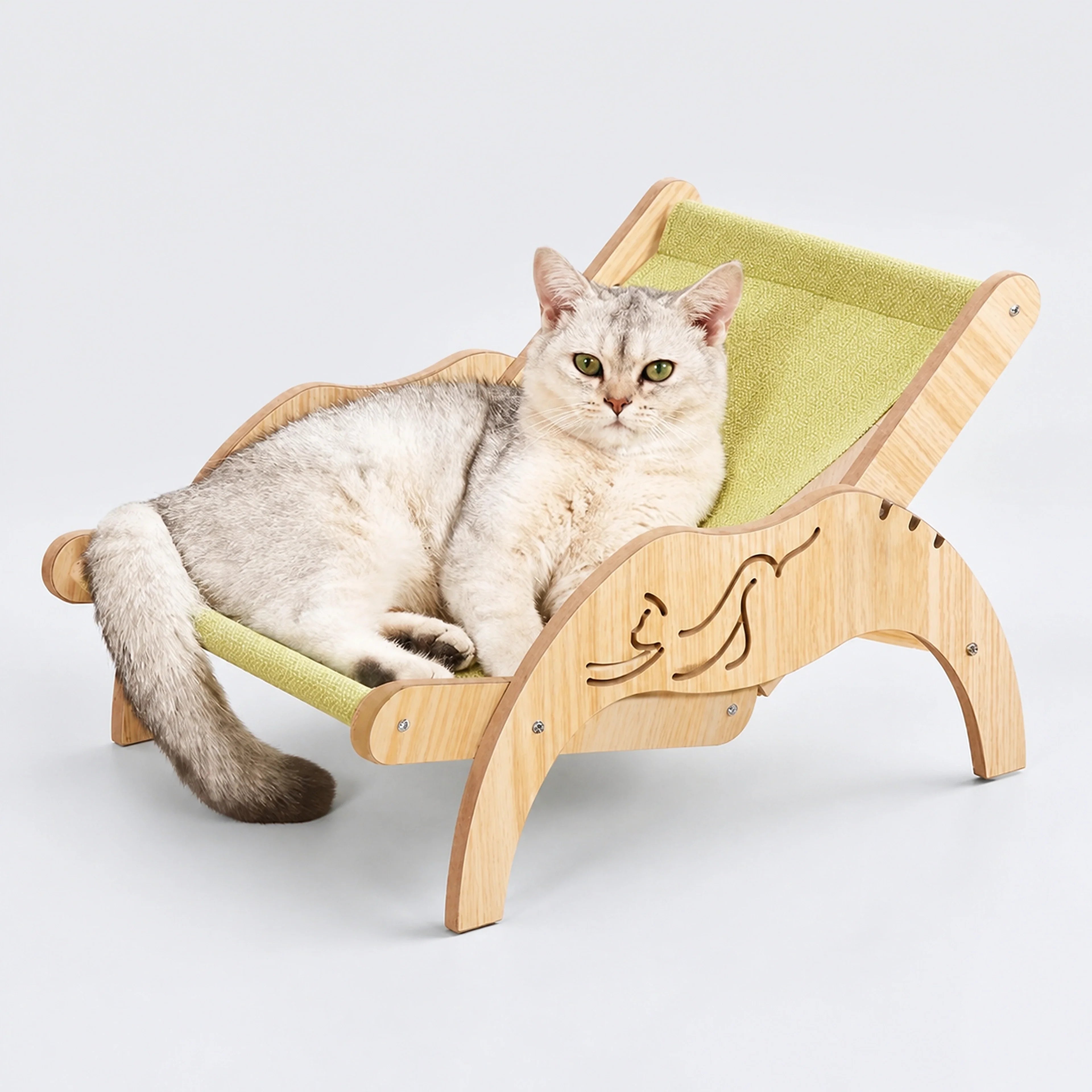 Adjustable Foldable Cat Hammock Chair with Sisal Option | ALDERKIN