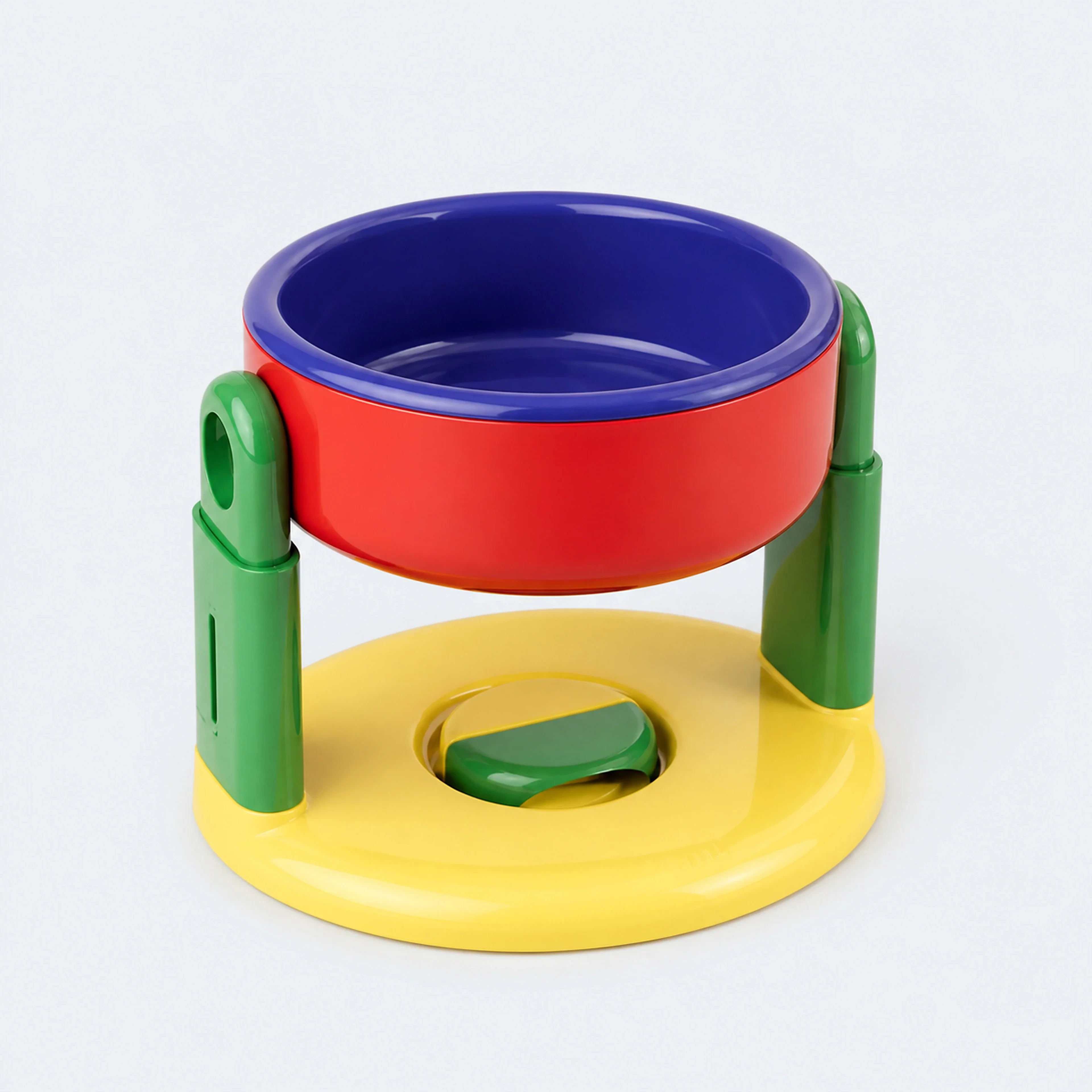 Adjustable-Height Cat Bowl in Red or Pink | ALDERKIN