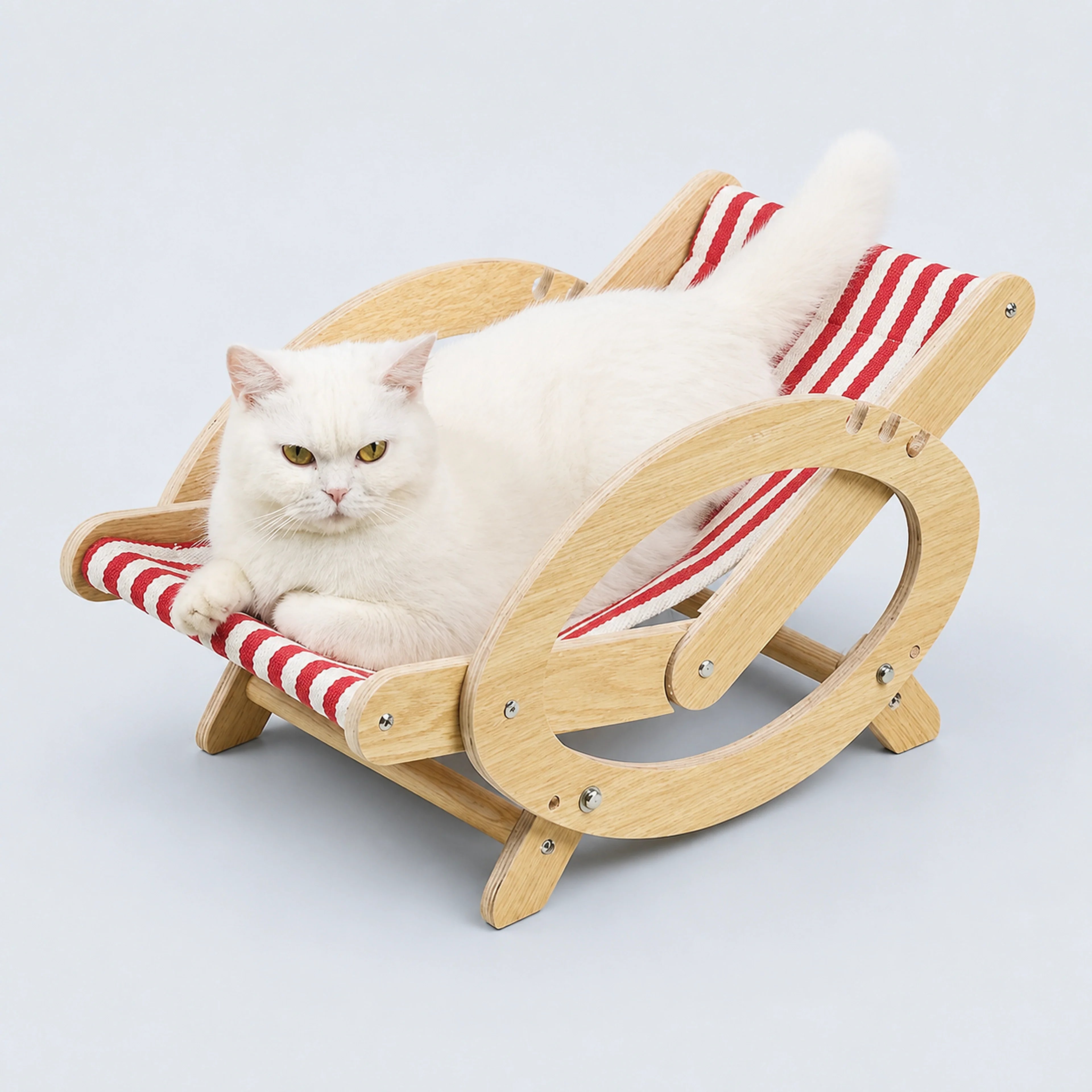 Adjustable Wooden Pet Hammock Lounge Chair | ALDERKIN