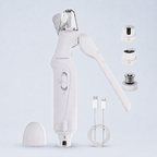 ALDERKIN 2-in-1 pet paw trimmer and nail grinder set with LED