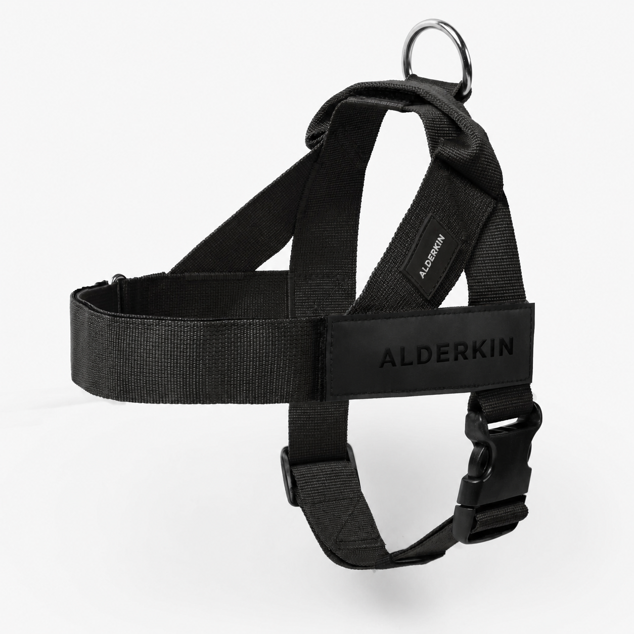 ALDERKIN adjustable dog walking harness in black