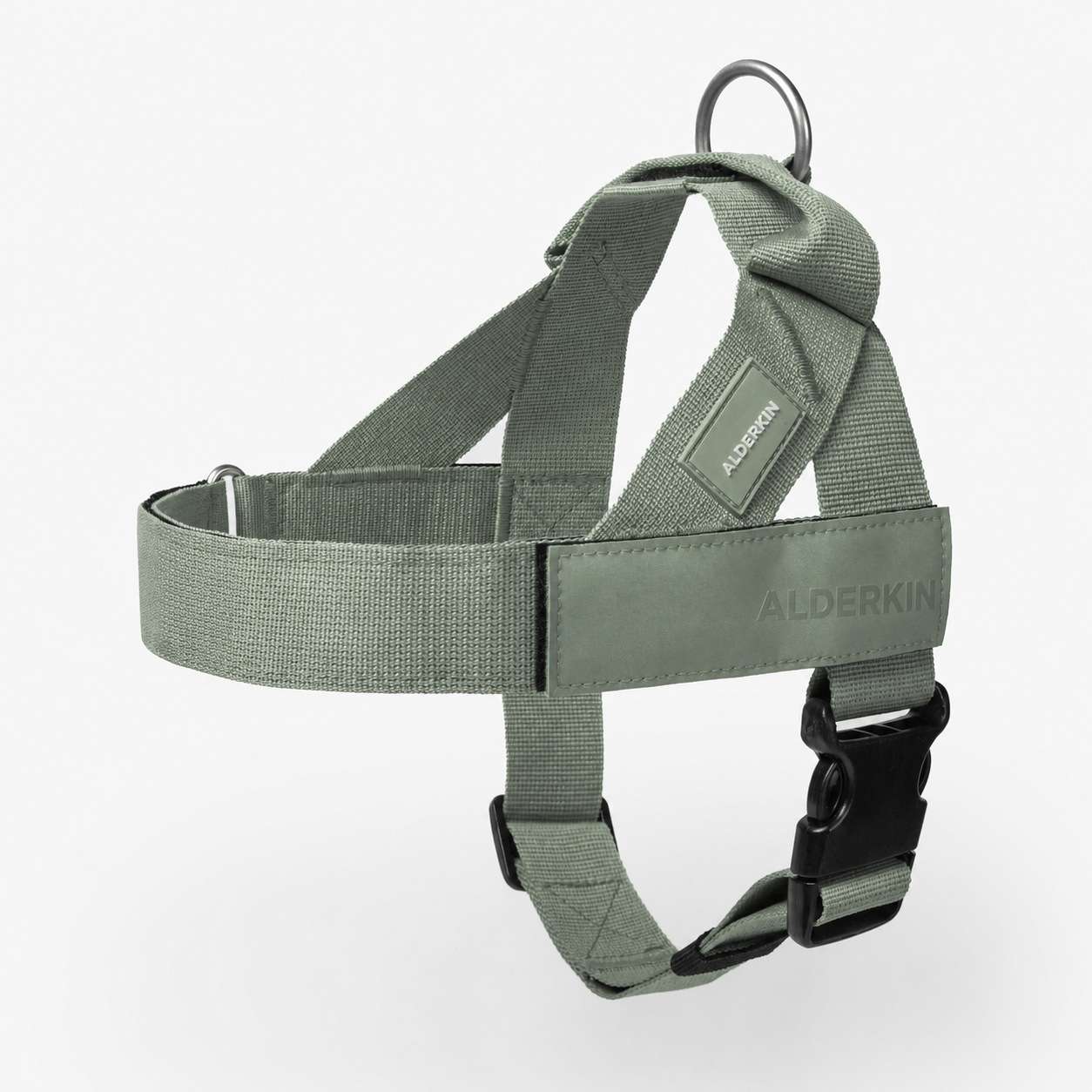 ALDERKIN adjustable dog walking harness in khaki