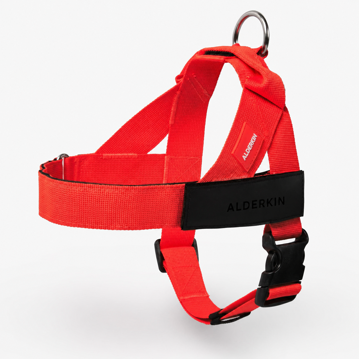 ALDERKIN adjustable dog walking harness in red