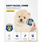 ALDERKIN gentle facial comb product features for cats and dogs