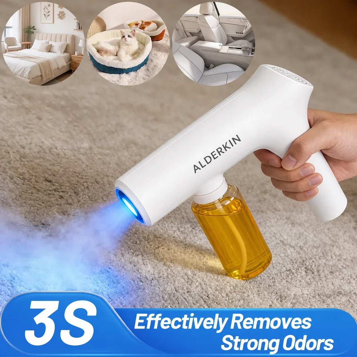 ALDERKIN pet odor-control mist refreshing carpet