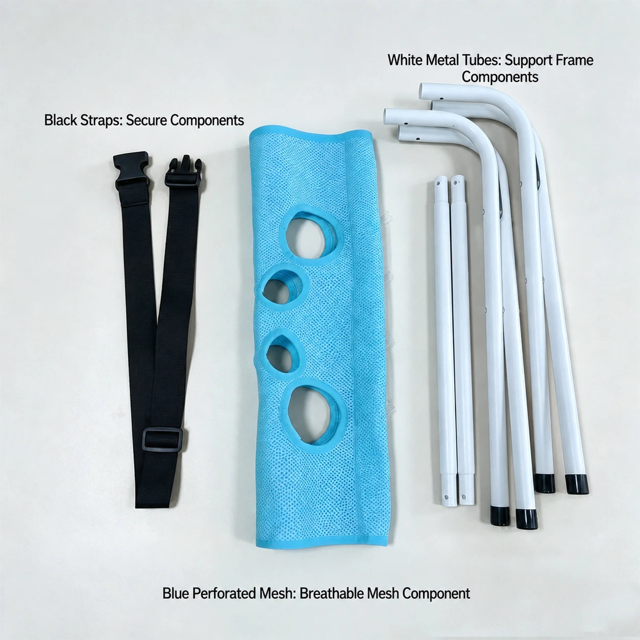 Components included with the ALDERKIN pet bathing stand