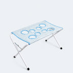 ALDERKIN elevated pet bathing stand on a cool gray-blue background