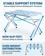 Support system details for the ALDERKIN pet bathing stand