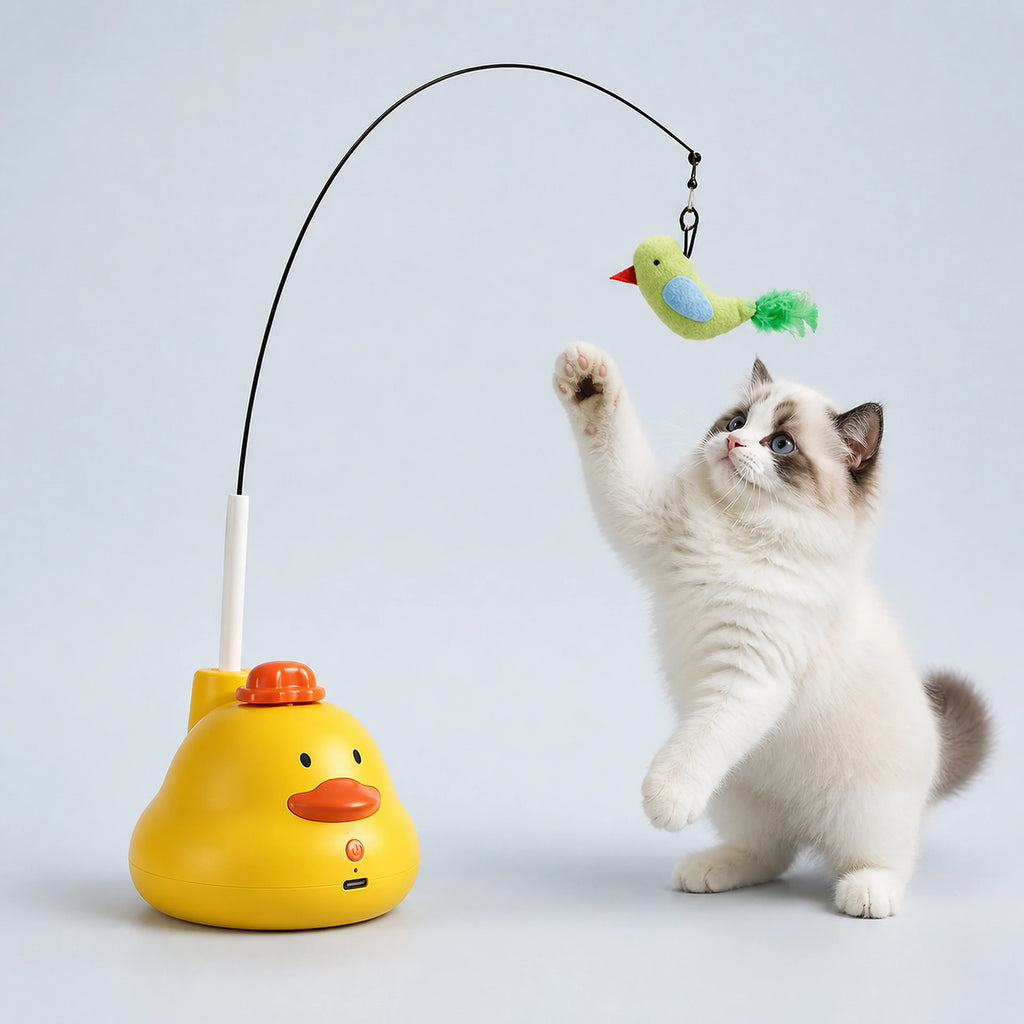 Automatic Rotating Interactive Cat Teaser Toy | ALDERKIN