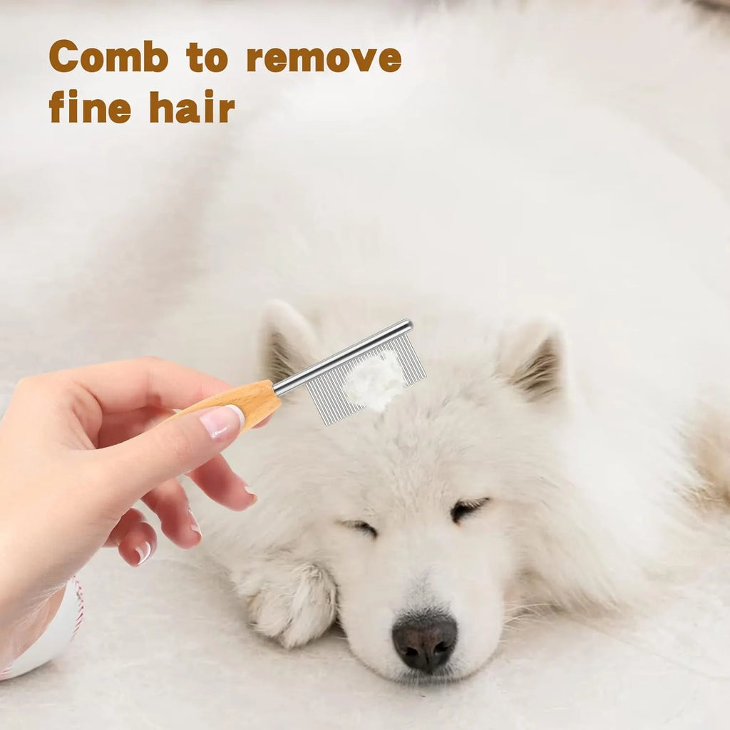 4-Inch Fine-Tooth Pet Face & Finishing Comb