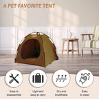 Indoor Tent Bed for Cats & Small Dogs