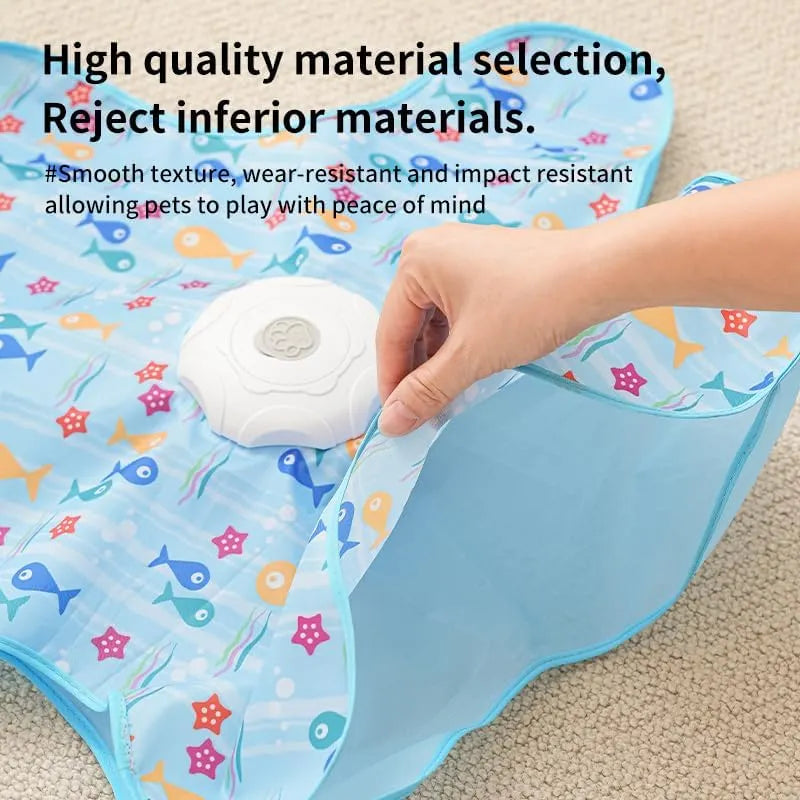 Automatic Concealed Feather Cat Toy Mat