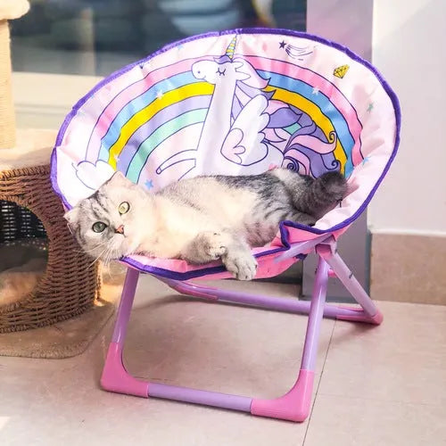 Foldable Oxford Cloth Chair for Cats & Small Dogs
