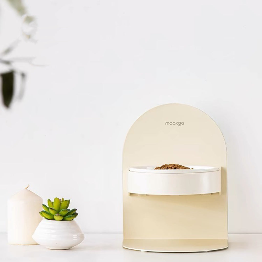 Adjustable Elevated Ceramic Cat Bowl