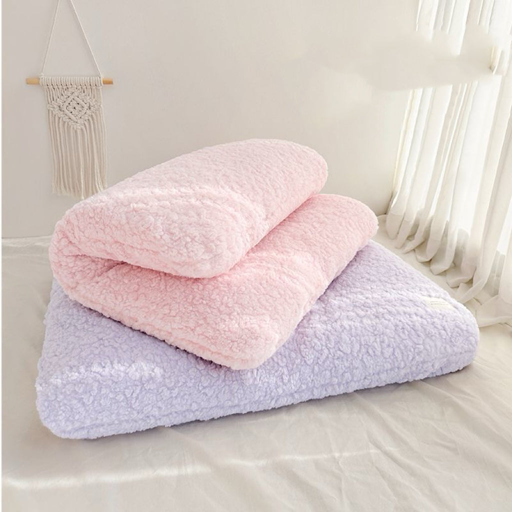 Plush Rectangular Pet Crate Mat – 4 Colors, 4 Sizes