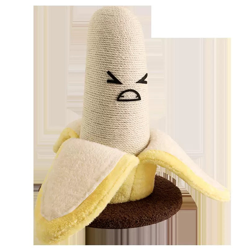 Banana-Shaped Sisal Cat Scratching Post