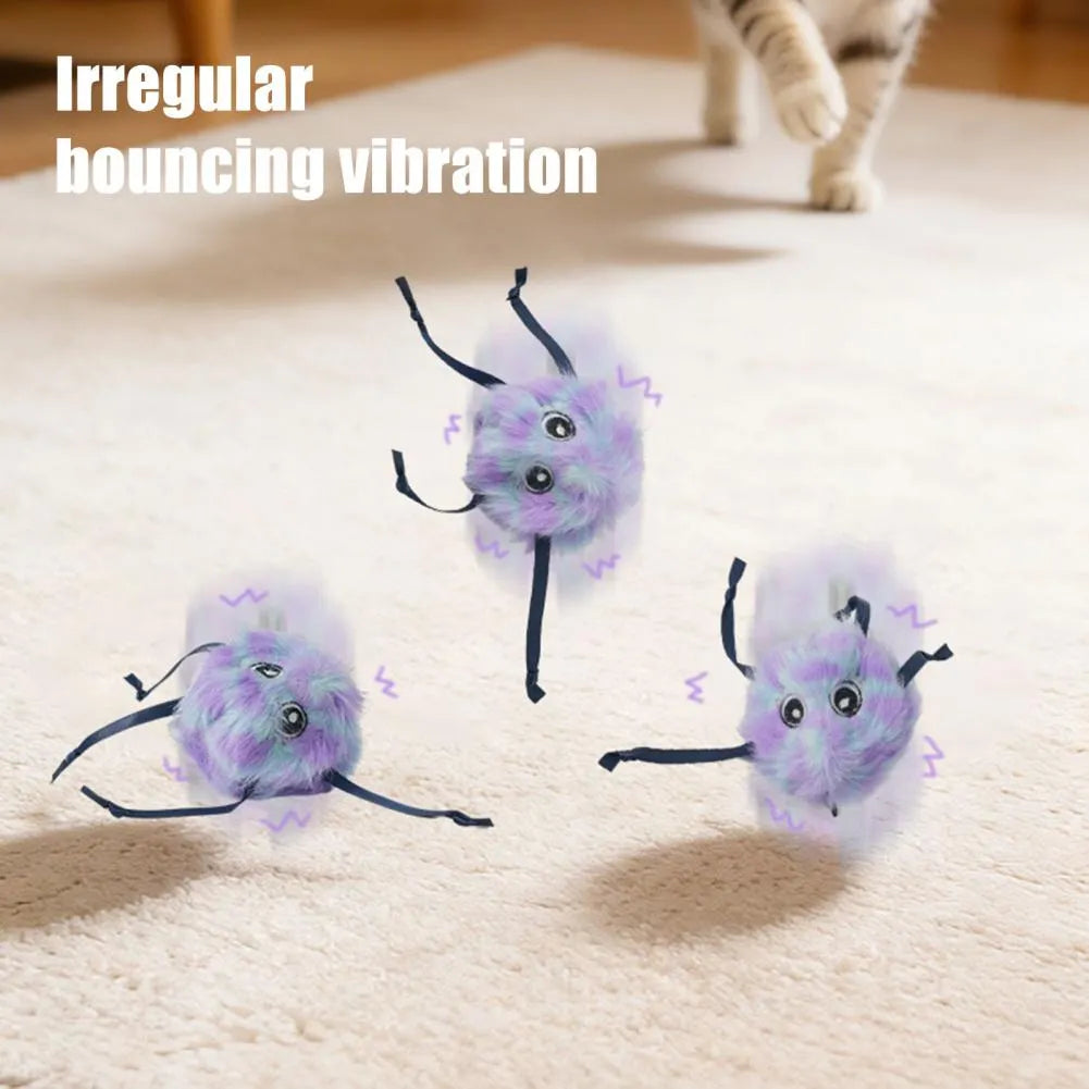 Interactive Plush Ball Toy for Cats