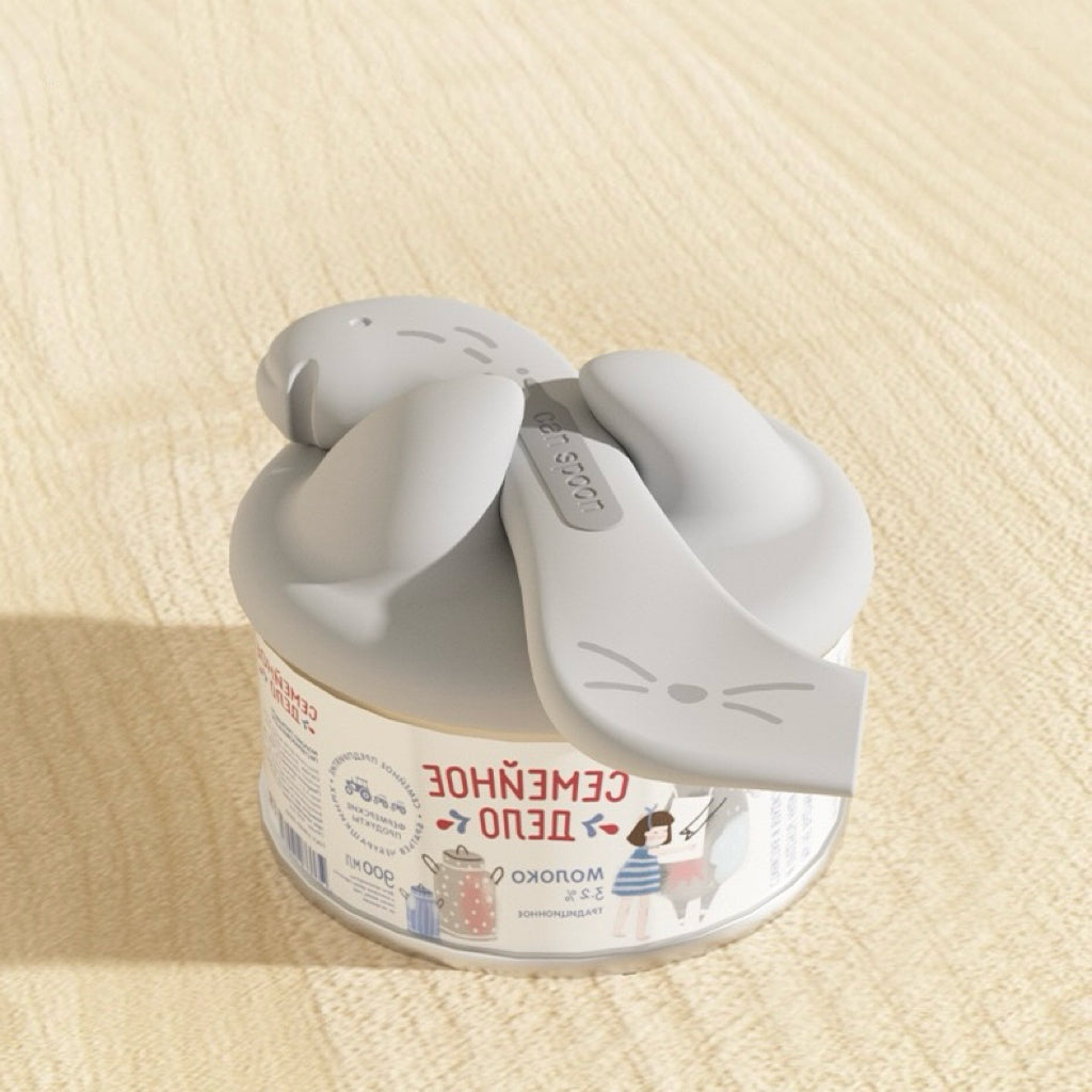 3-in-1 Pet Food Can Lid, Opener & Spoon