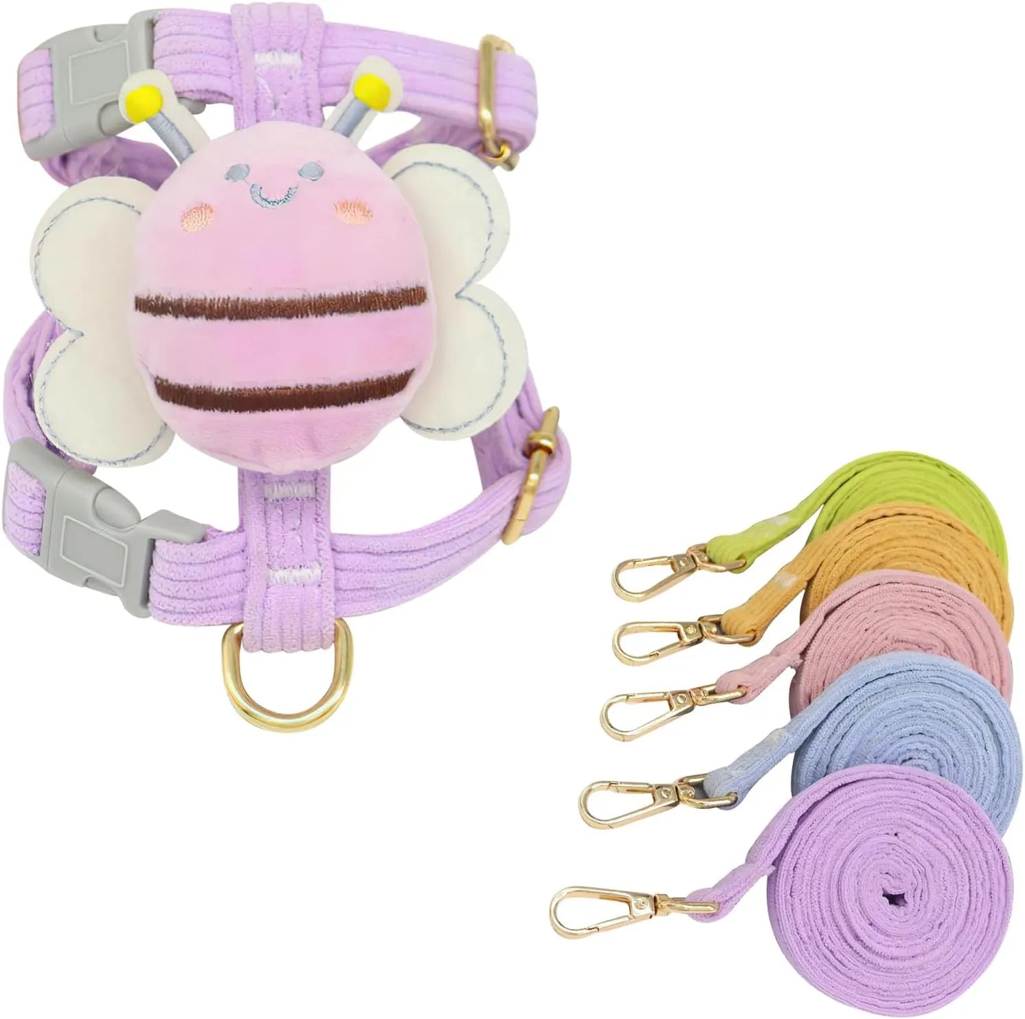 Adjustable Escape-Resistant Cat Harness & Leash Set