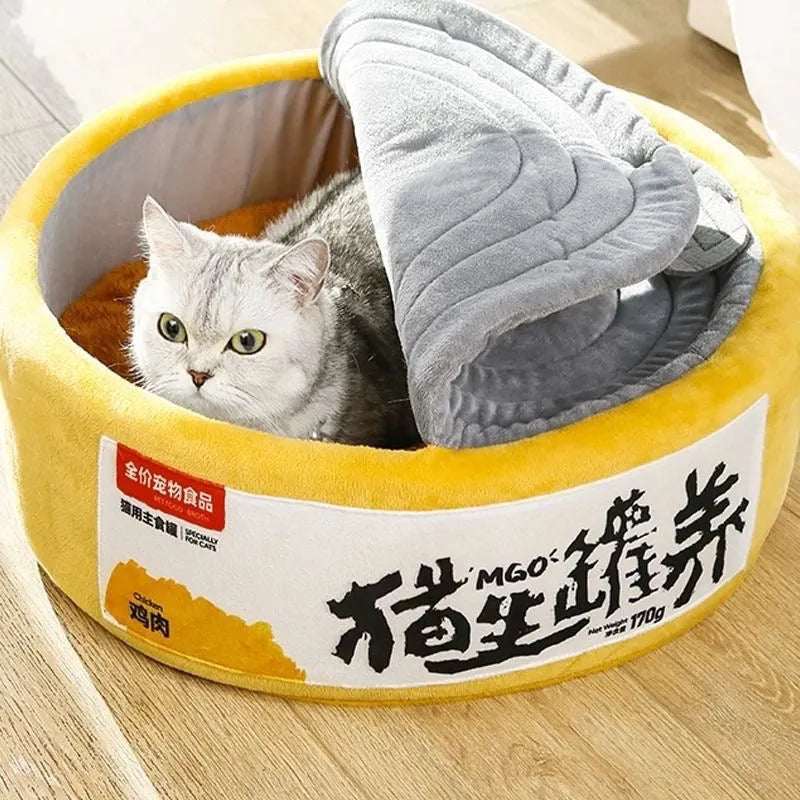 Can-Shaped Cat House & Sofa Bed