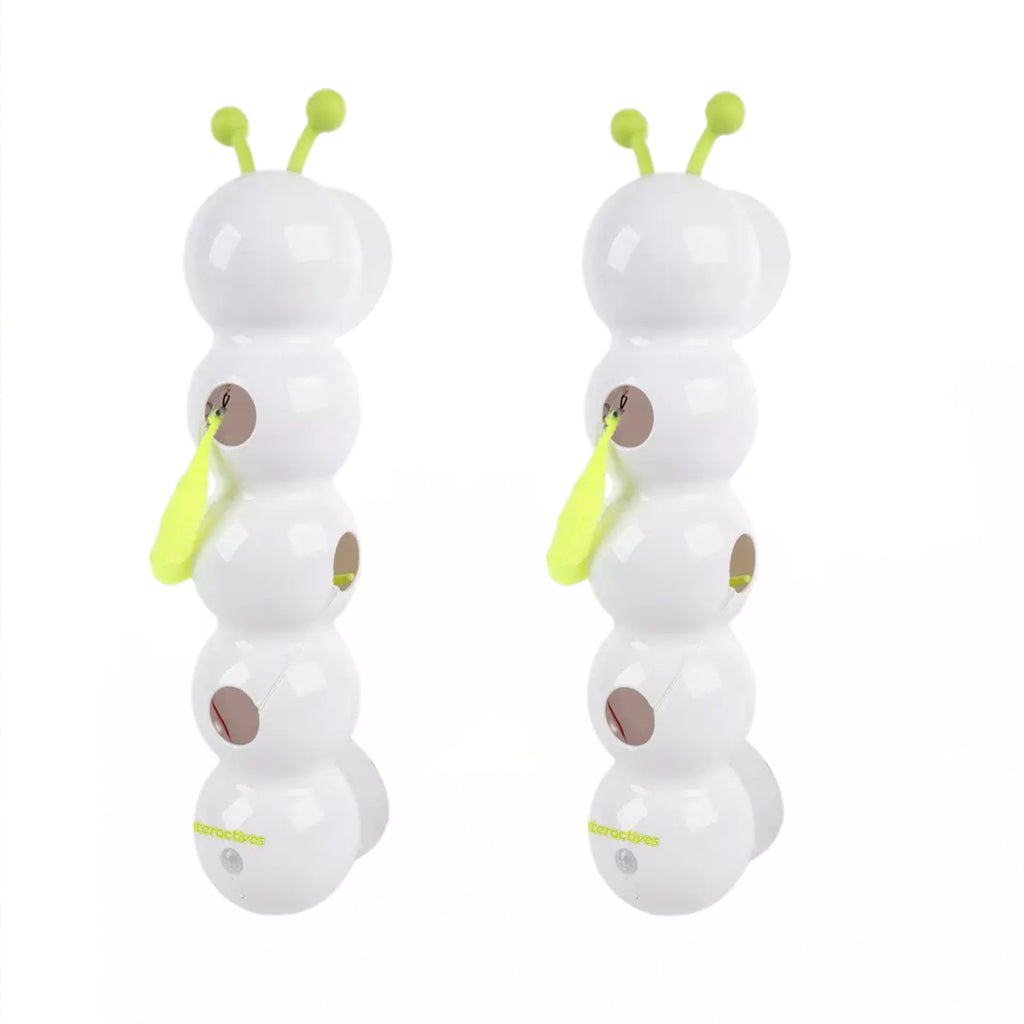 Automatic Wiggling Worm Cat Toy with Feather – 1 or 2 Set