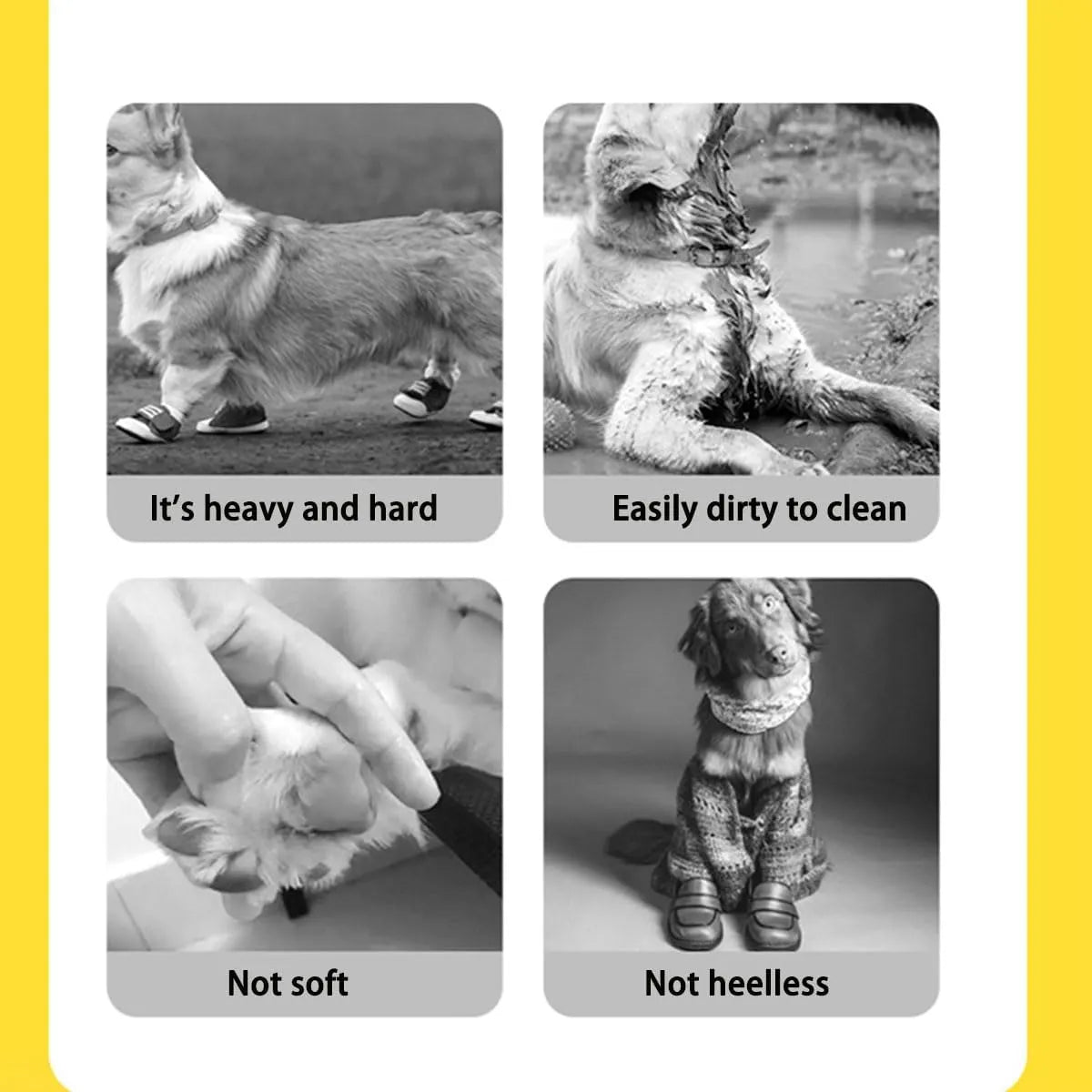 Disposable Pet Paw Covers – 20 Pack, 2 Styles, 3 Sizes