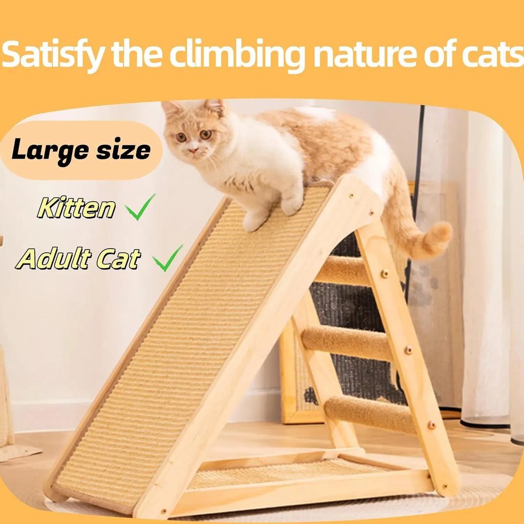 Pre-Assembled Sisal Scratching Post for Indoor Cats