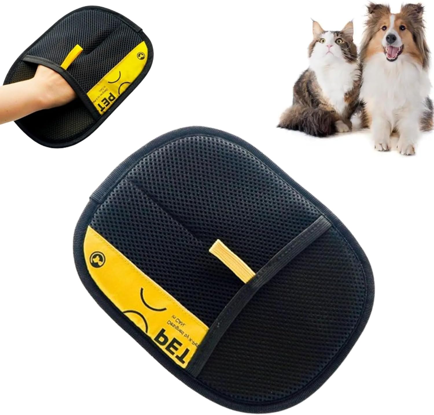 Double-Sided Pet Grooming Glove for Dogs and Cats – 1 or 2 Pack