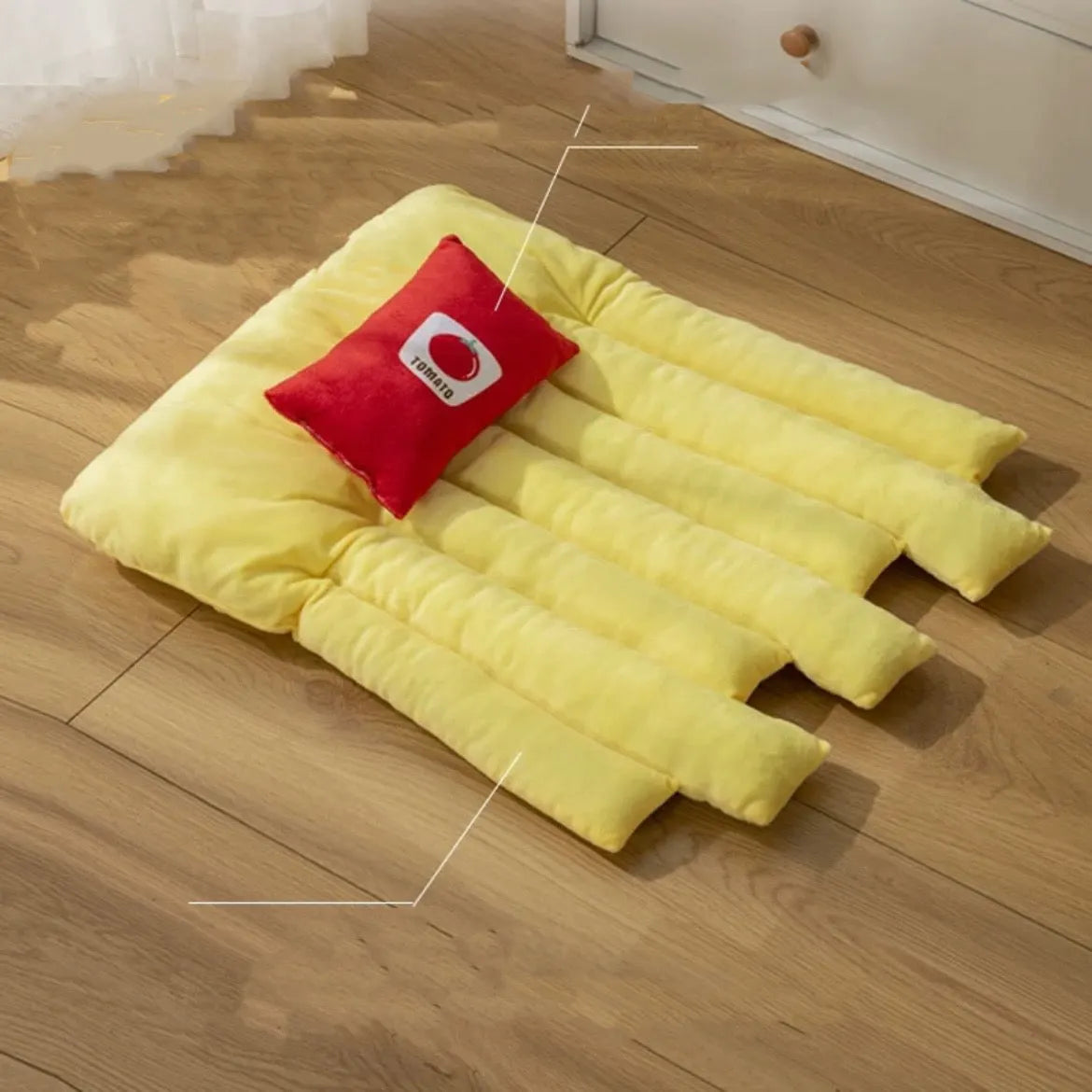 French Fries Cat Cave Bed – M or L