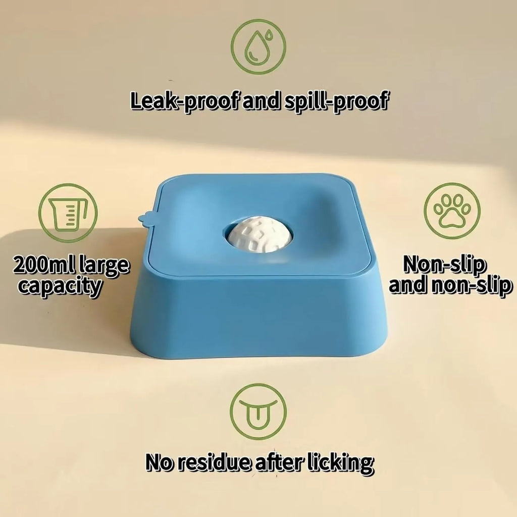Rolling-Ball Slow Feeder Lick Bowl – 1 or 2 Pack