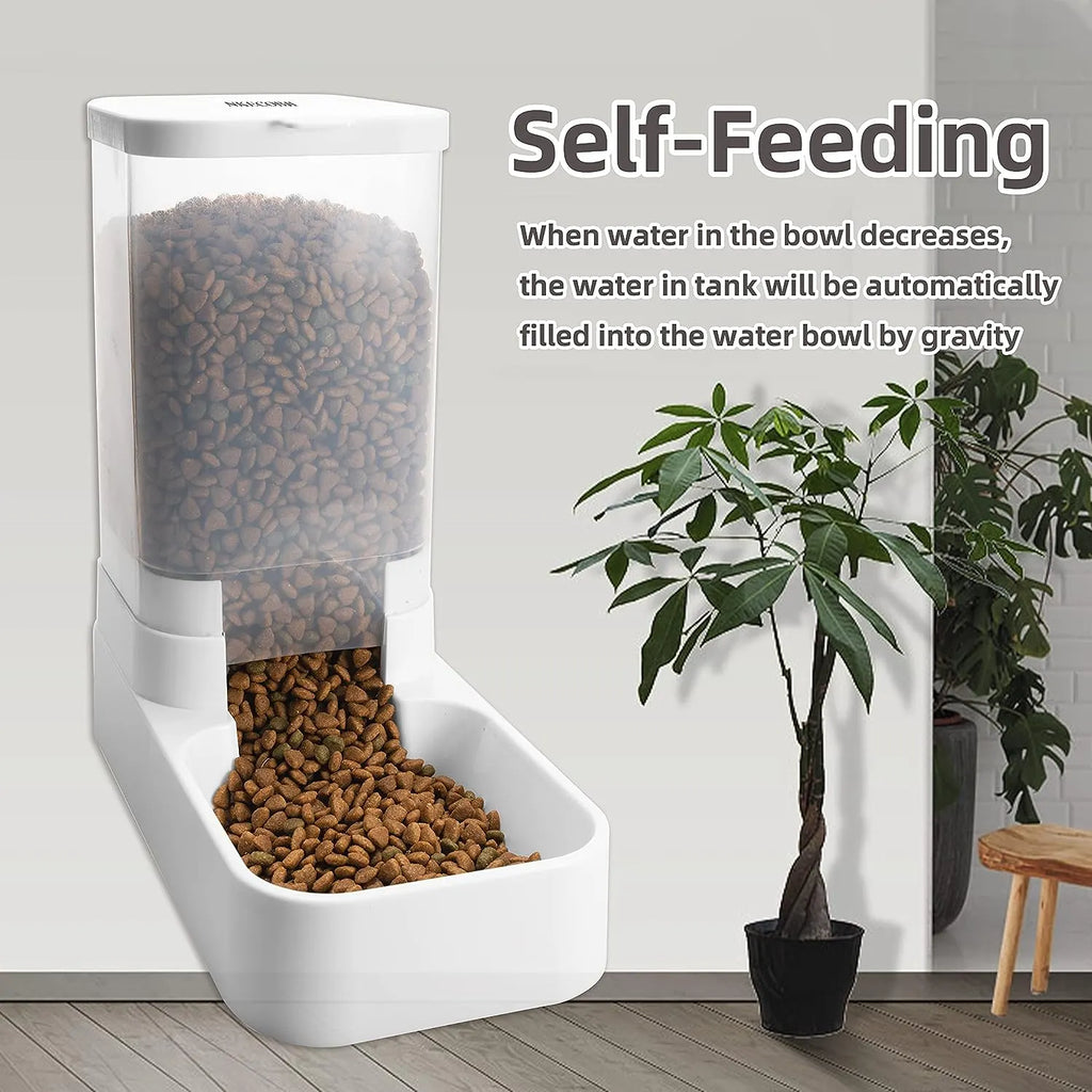 Gravity Pet Feeder & Water Dispenser – Single or Set