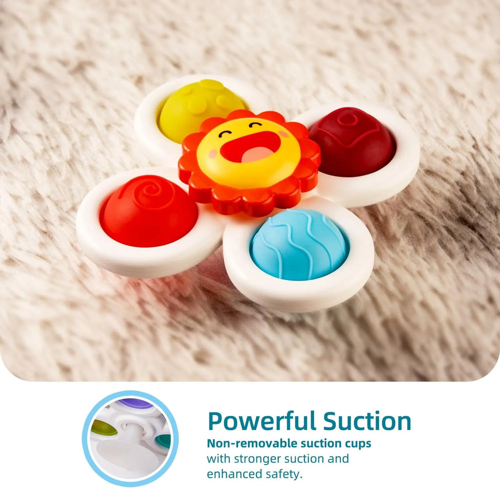Suction Cup Spinner Toy for Cats – 3 Designs