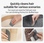 Washable Rubber Pet Hair Remover Scraper – Multiple Styles