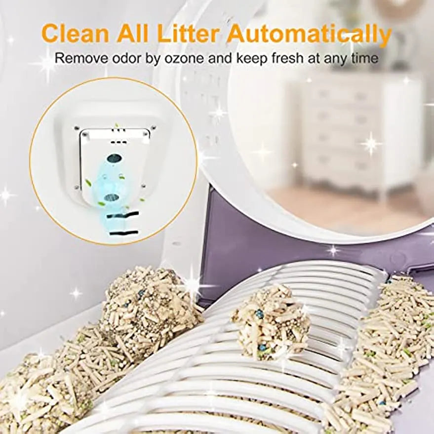 Automatic Self-Cleaning Cat Litter Box