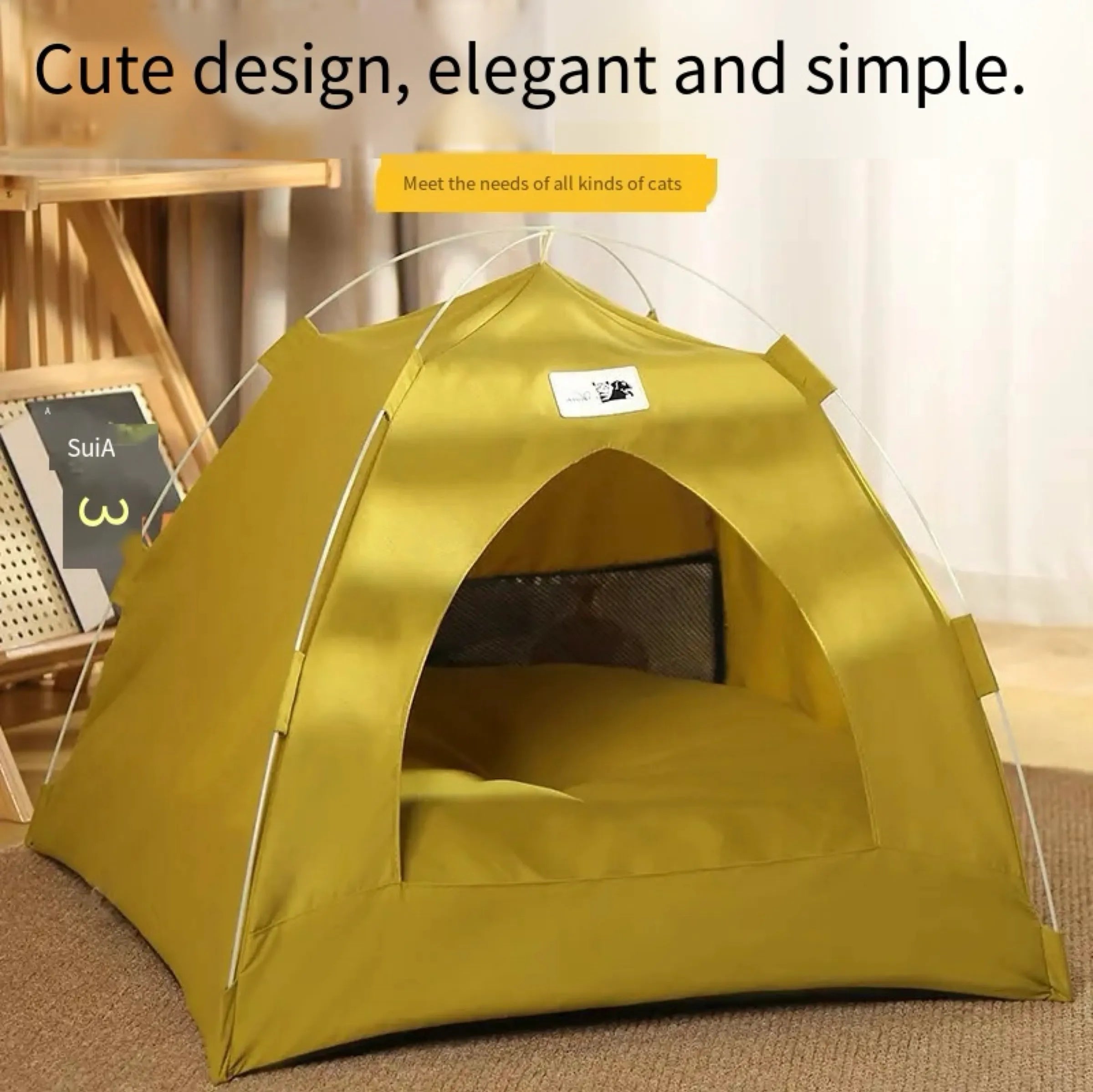 Indoor Tent Bed for Cats & Small Dogs