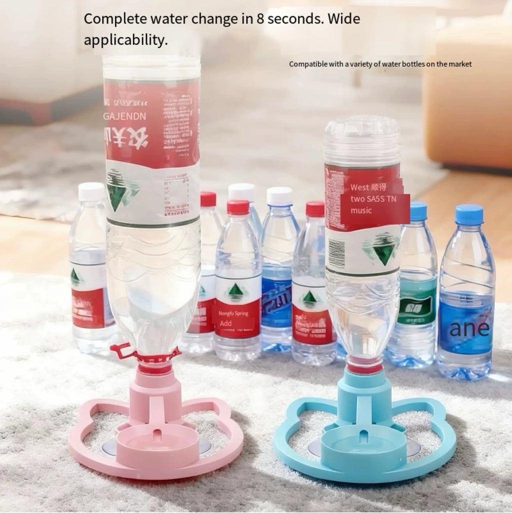 Portable Bottle-Fed Gravity Pet Water Dispenser – 2 Colors