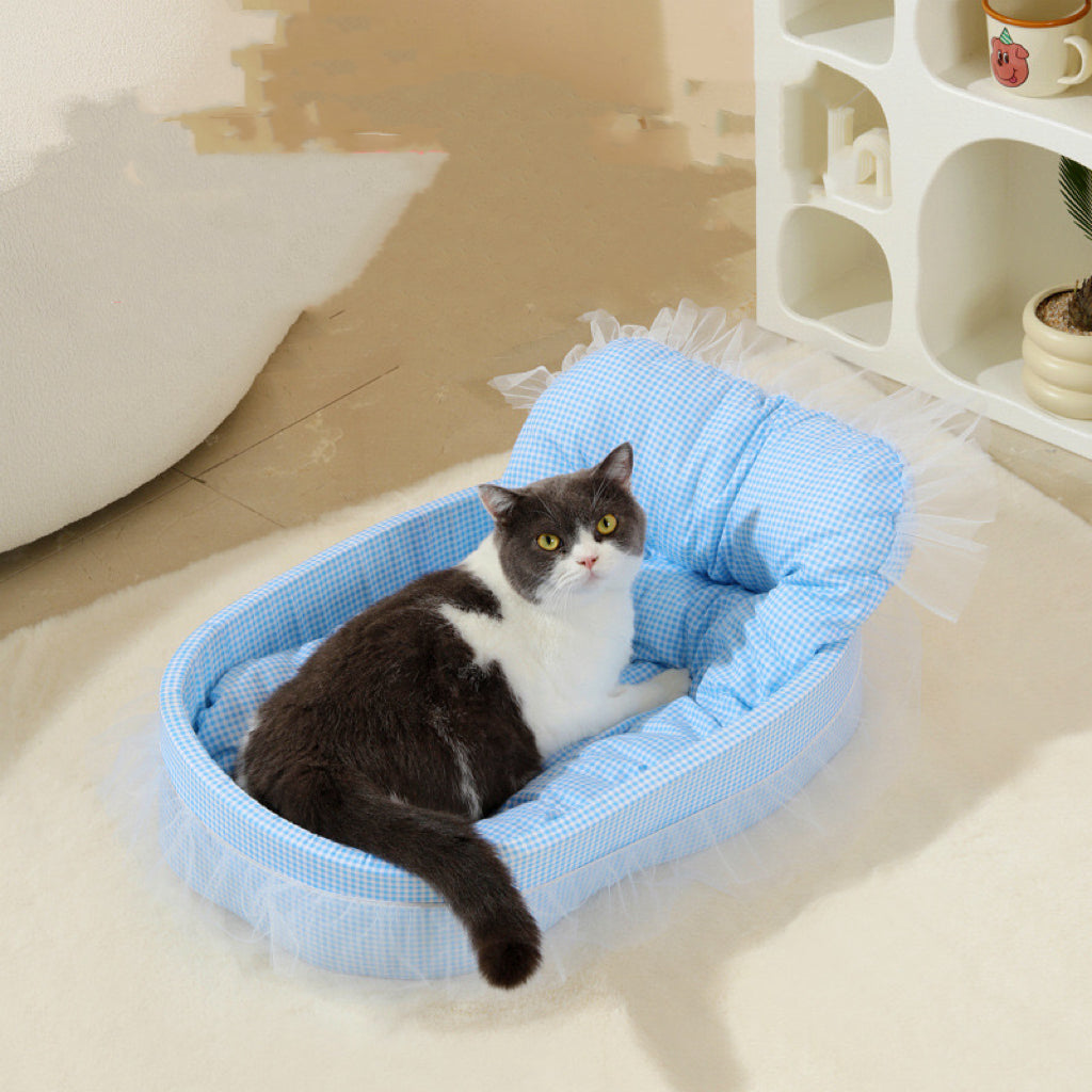 Macaron-Color Indoor Cat Bed