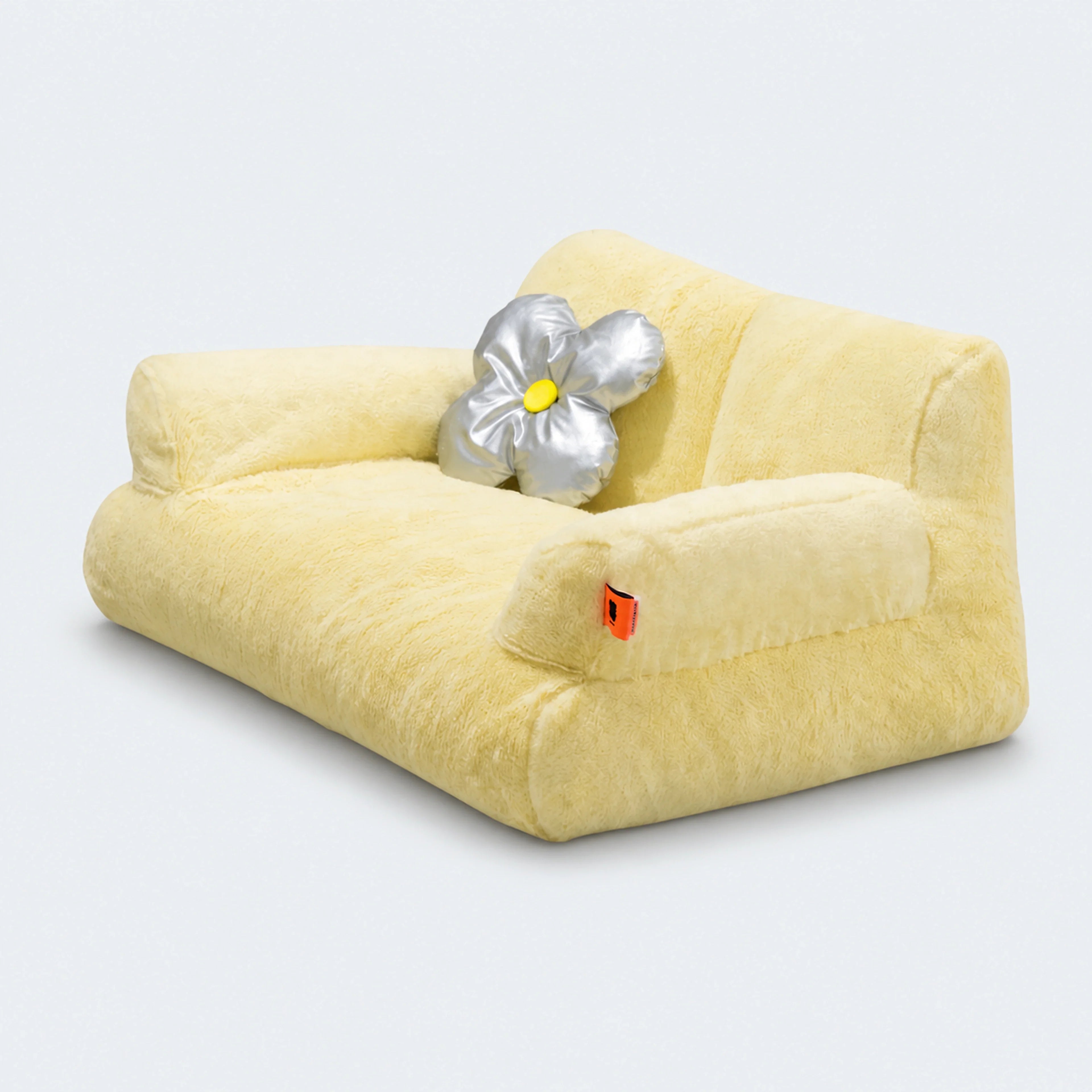Bolstered Pet Sofa Bed with Accent Pillow – 11 Styles | ALDERKIN