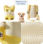 Cartoon Front Pet Carrier Backpack for Cats & Small Dogs