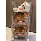 Plastic Storage Rack. Kids Toy Storage Organiser. Multi-layer Storage Rack. Plastic Trolley. Transparent. Movable Baby Bookcase