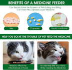 Pet Pill Dispenser Syringe for Cats, Dogs & Small Animals