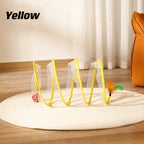 Spiral Cat Track Toy with Ball and Feather – Single or Multi-Pack