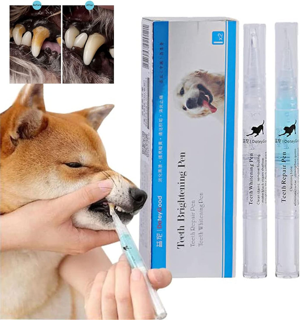 Pet Tooth Surface-Cleaning Pen – 1 or 2 Pack