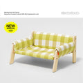 Wooden Cat Sofa Bed with Canvas Seat