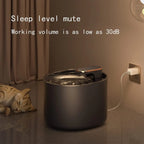 Round Pet Water Fountain with Filter Option – Black or White