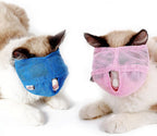 Breathable Mesh Cat Grooming Muzzle