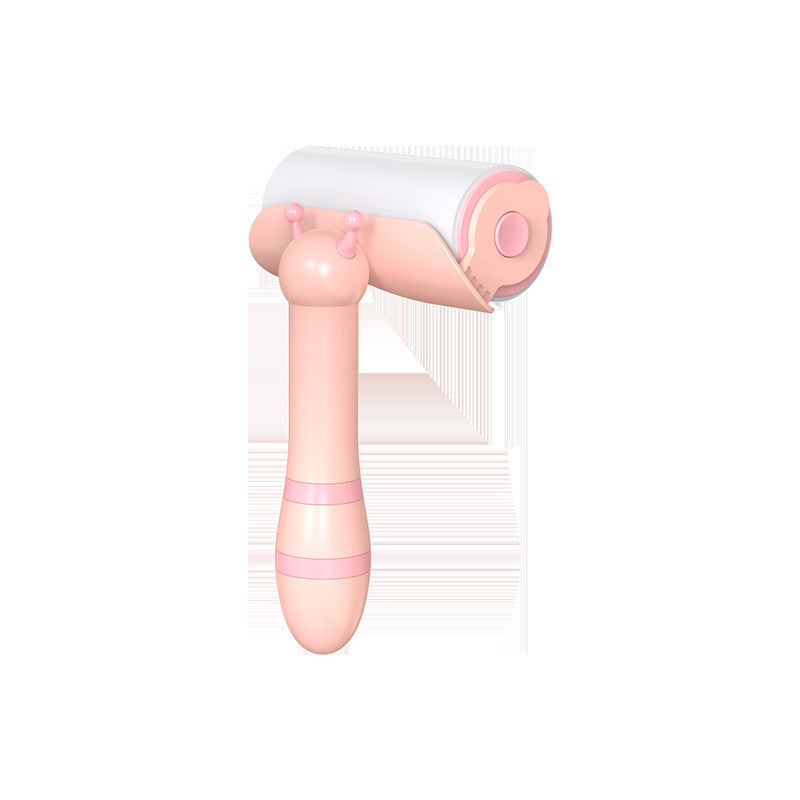 Bee-Shaped Pet Hair Lint Roller with Refill Option