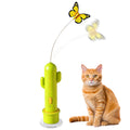 Automatic Butterfly Cat Teaser Toy – Cactus Base